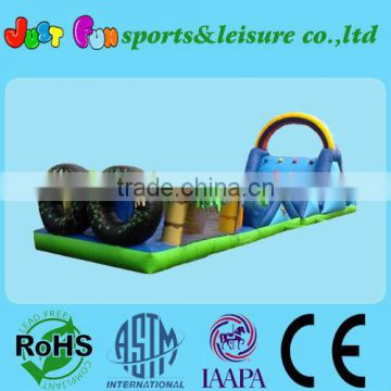 tyre inflatable obstacle course