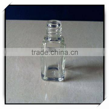 8ml square shaped glass nail polish bottles with brush cap