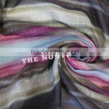 water soluble cashmere printed scarf