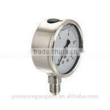 All stainless steel bourdon tube oil manometer