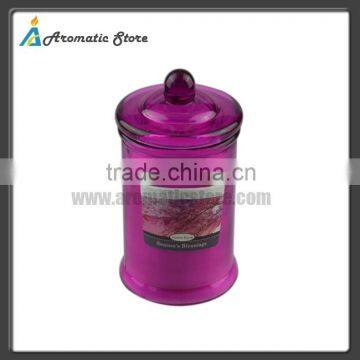 Home fragrance soy scented glass candle