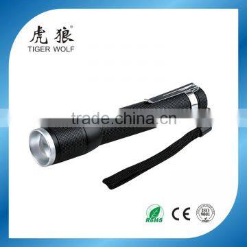 Mini I zoom function led flashlight aluminum LED torch light
