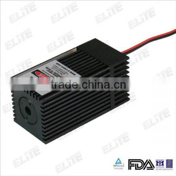 High power green laser module with high quality