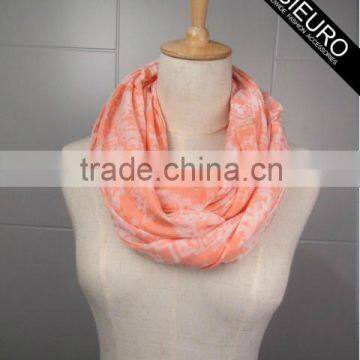 Women's Burn Out Tube Scarf Jersey Polyester AZO Free BSCI AND SEDEX Audited
