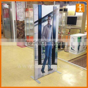 fabric banner with Aluminum frame,Silicone Sealing strip, banner stand