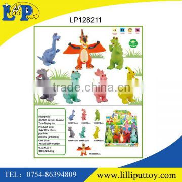 Plastic 5" lovely soft PVC vinyl animal dinosaur toys manufacturer