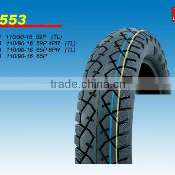 2014 popular size motorcycle tire 110/90-16 TL/TT for sport motorcycle tire