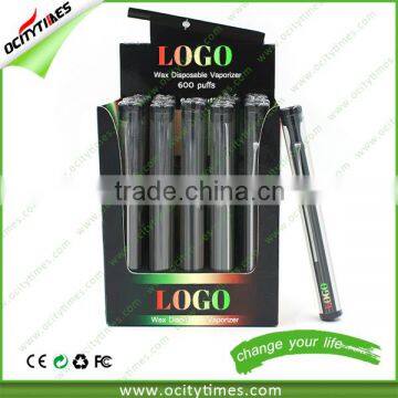 Ocitytimes OGO-Plus wax atomizer OGO-plus 500puffs wax vapor pen high quality disposable wax e pen vaporizer