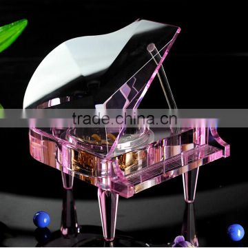 hot sale colorful beautiful crystal piano