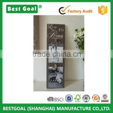 Clipboard frame Reclaimed wood photo frame