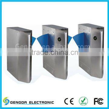 Office access control flap turnstile antenna with COM switch signal