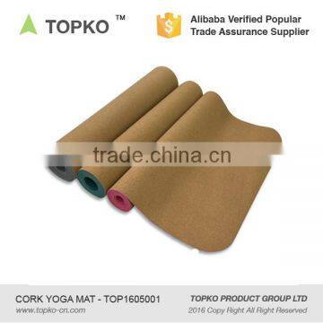 Wholesale Eco-Friendly Absorbent Fashion Anti Slip Natural Cork Yoga Mat