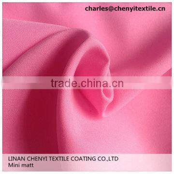 High quality 100% polyester mini matt fabric