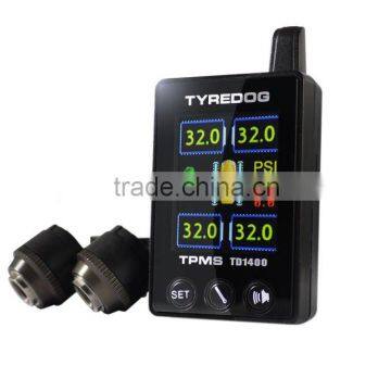 NEW COLOR TFT 5 External SENSORS TPMS Tire pressure monitoring system