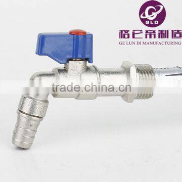 GLD 2015 High quality Wall Mounted Garden Faucet Wash Basin Taps Chrome Plated Brass Bibcocks