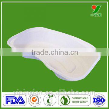 Low price healthy sturdy bed pan pulp made