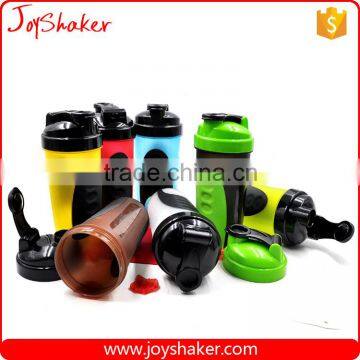 New Design 2015 BPA free Plastic Protein Bottle with Mixer Ball