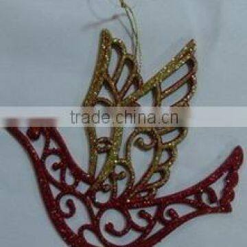 13.5*13.5cm Dove Shape Ornament / Christmas Decorations                        
                                                Quality Choice