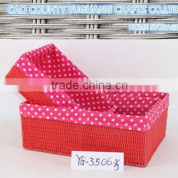 China factory directly sale candy plastic cotton baskets for sale