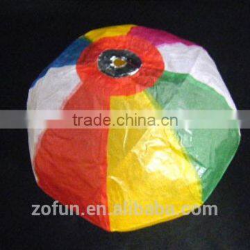 Colorful Japanese blow paper ballon fro kids