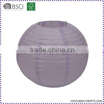 Round shape handmade paper lanterns for holiday decoration