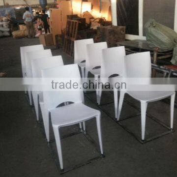 Wholesale modern design dining room furniture plastic chairs1547