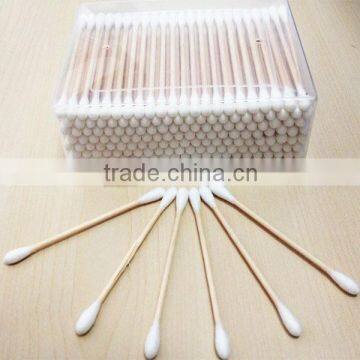 Wholesale Disposable Wooden Cotton Buds Sterile Cotton Swabs