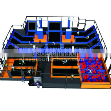 Cheer Amusement Custom Indoor big Trampoline Park