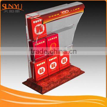 Professional Production Countertop Acrylic Cigarette Display Stand