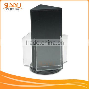 Factory Supplier Custom Acrylic Rotatable Sign Holder