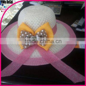 2015 new design cheap fashion summer flower beach Party hat