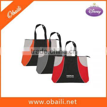 wateproof polyester hand bag/gift habnd bag/promot hand bag