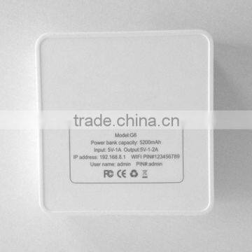 Mini 3G Wifi Router With Batery Power Bank G6 photo-2