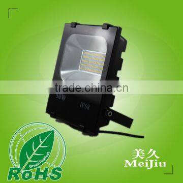 50W SMD5730 110LM/W >5500LM Epistar chip 120degree PF0.95 CRI80 IP65 AC85-265V warm white 3000k LED Floodlight