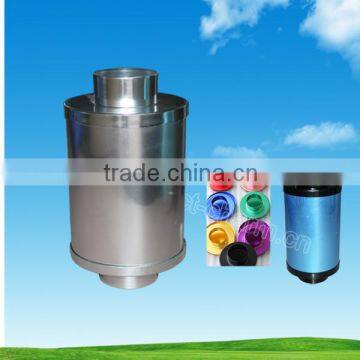 High performance aluminized muffler carbon fiber muffler