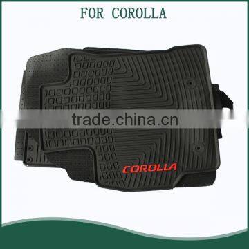 Full Set Position Branded Logo Design Auto Car Floor Mats For TOYOTA COROLLA