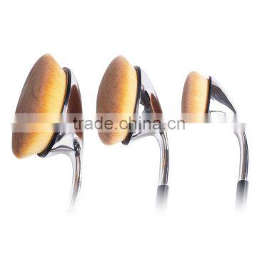 Private Label Makeup Brushes Golf Shape Handle Makeup Brush Set photo-6