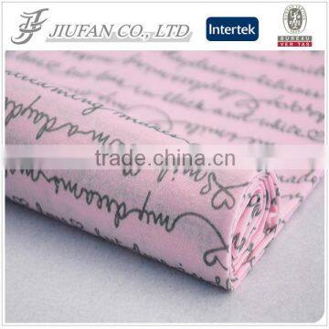 Jiufan textile polyester printed fabric for garments