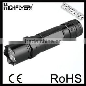 Mini Waterproof LED Flashlight Factory Price LED Torch 3*AAA battery