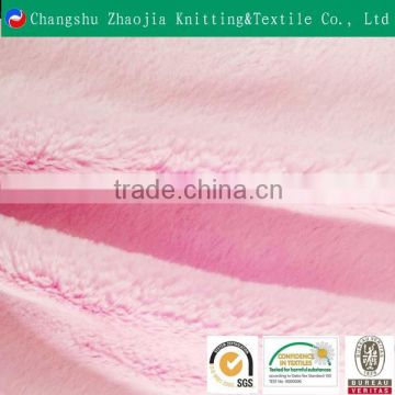 Wholesale china supplier pink velboa home textile material fabric