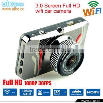 SUNPLUS SPCA6330 wifi Car DVR camera full HD 1080 P support night vision and motion detecion with G sensor wifi camera