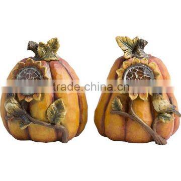 Cartoon Resin Sunflower Homen Decoration Pumpkin statues