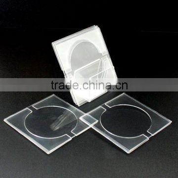 Acrylic Single Cocktail Napkin Cup Pad /Coasters/Mat with Holder