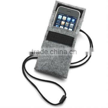 Polyester felt mobile phone holder