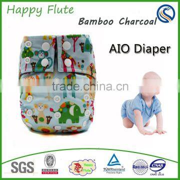 Happyflute baby diaper changing washable waterproof mat AIO cloth diaper