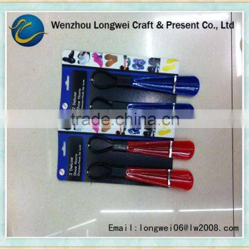 card packing plastic telescopic shoe horn/foldable shoe horn