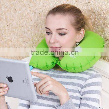 Super Soft TPU Inflatable Travel U Shape Neck Pillow photo-6
