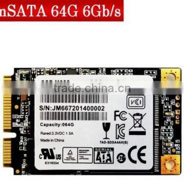 MLC SATAIII 6G 64gb solid state drive ssd hard drive