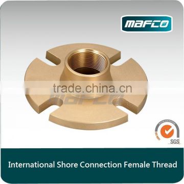 65A nakajima type brass female thread international shore connection shore connector