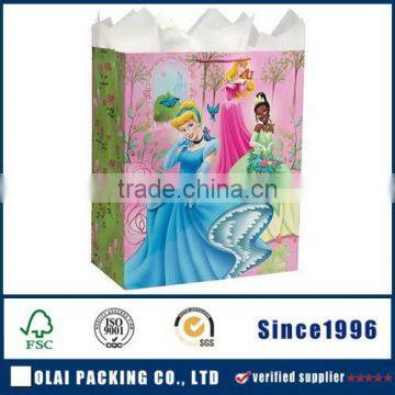 Beautiful design cute shopping gift paper bag